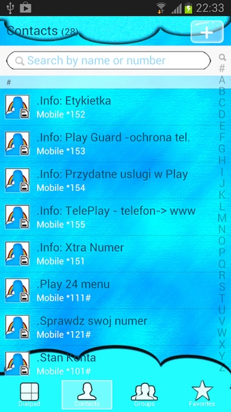 GO Contacts Beautiful Clouds - Preview 3