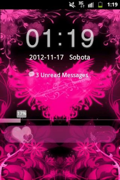 GO Locker Theme Pink Hearts - Preview 5