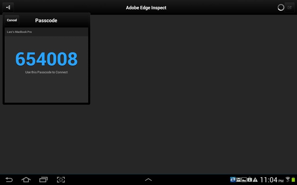 Adobe Edge Inspect CC - Preview 3