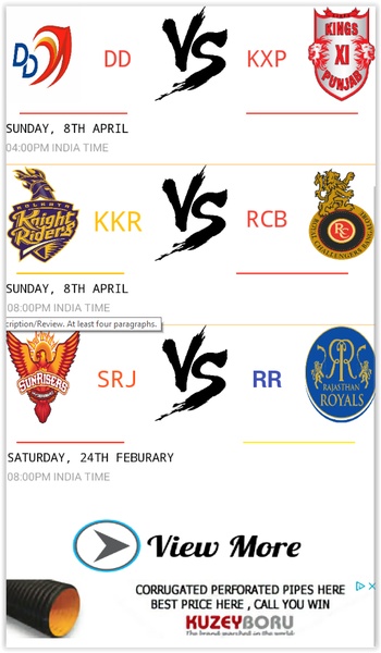 IPL Season 11 - Preview 4