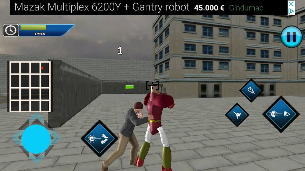 Flying Superhero Laser Robot - Preview 8