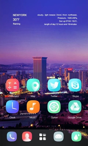 The Origin GOLauncher EX Theme - Preview 4
