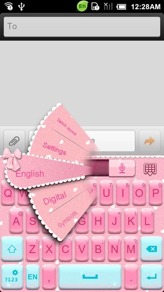 Pink Memories Keyboard Theme - Preview 6