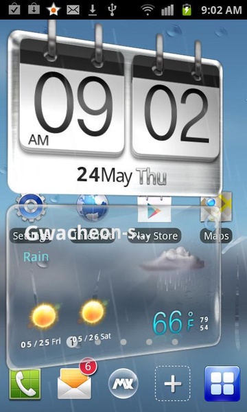 MXHome 3D sense HTC style Transparent - Preview 2