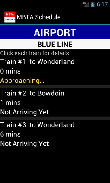 MBTA Schedule - Preview 3
