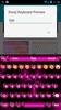 Emoji Keyboard Spheres Pink screenshot 5