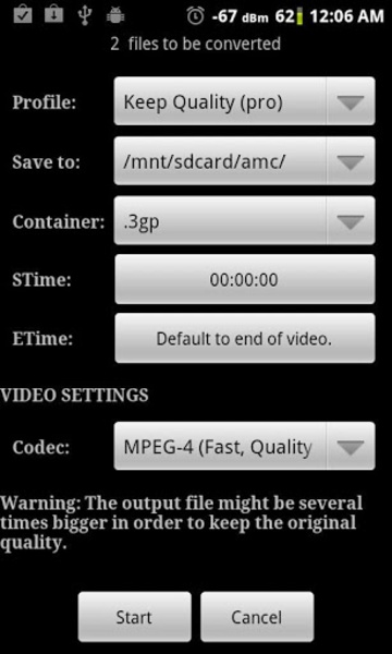 Video Converter Android - Preview 4