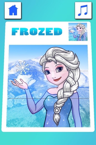 Slide Puzzle Frozen - Preview 4