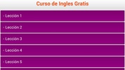 Curso de Ingles screenshot 3