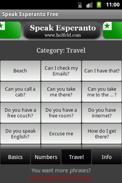 Speak Esperanto Free - Preview 1