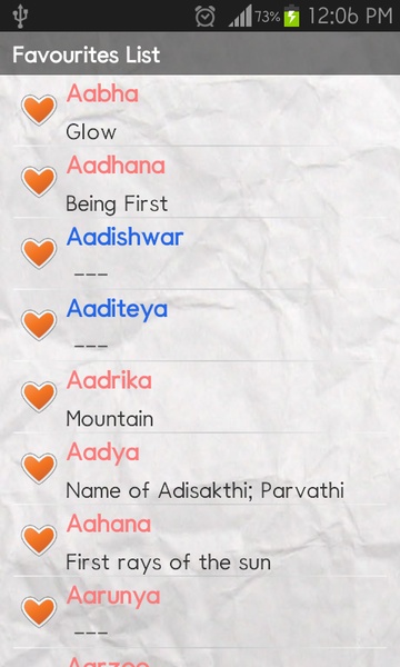 Baby Names - Preview 1