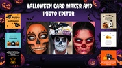 Halloween Cards & Photo Editor screenshot 3