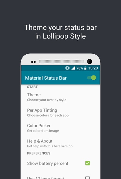 Material Status Bar - Preview 4