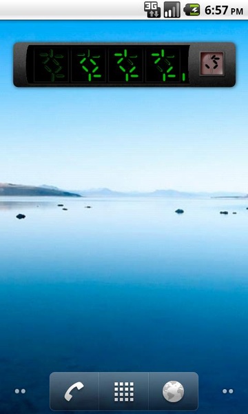 Predator Clock Widget - Preview 2