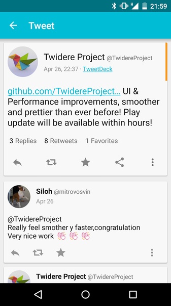 Twidere for Twitter - Preview 5