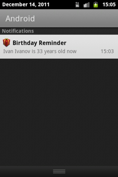 Birthday Reminder - Preview 2
