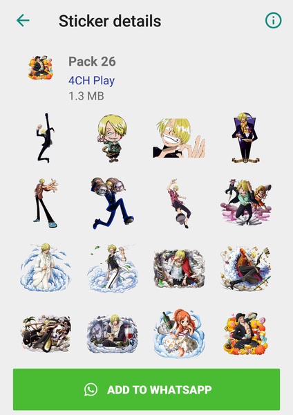 One Piece Stickers - WAStickerApps - Preview 3