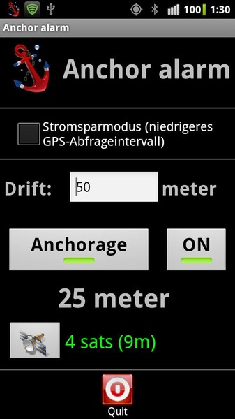 Anchor alarm - Preview 1