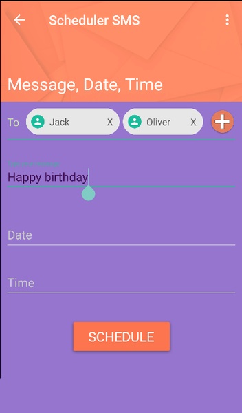 Scheduler SMS - Preview 3