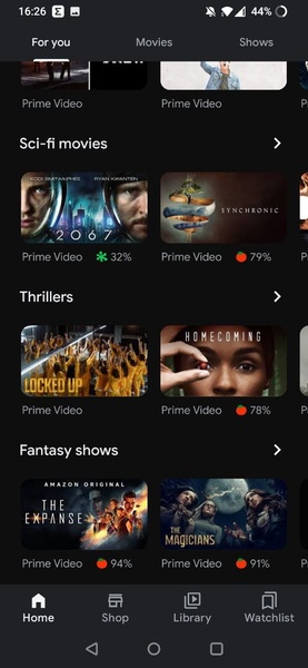 Amazon prime movies discount apk