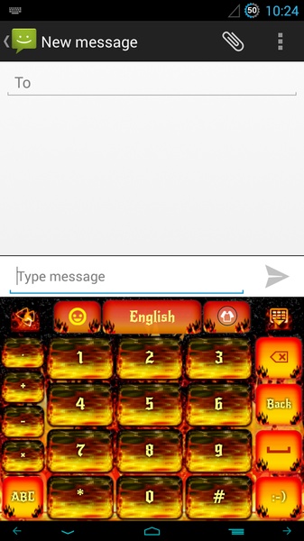 Hell Keyboard for GoKeyboard - Preview 2