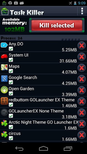 Task Killer FREE - Preview 1
