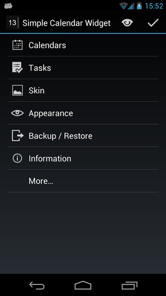 Simple Calendar Widget for Android - Download the APK from Uptodown