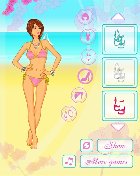 beach dress up games for adults Vlinder Story: Dress up & Spa