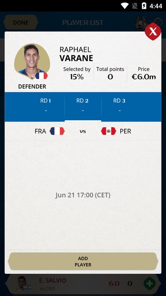 2018 FIFA World Cup Russia Fantasy - Preview 4