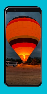 Hot Air Balloon Wallpaper Screenshot