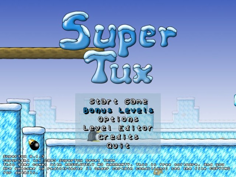Super Tux o jogo viciante/nostálgico-TIPO MARIO 