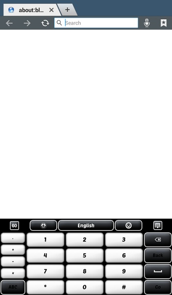 GO Keyboard Black and White Theme - Preview 1