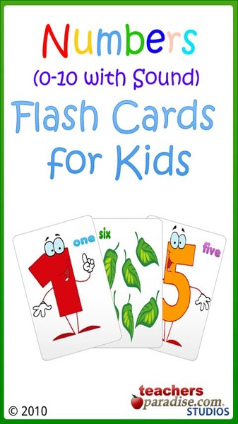 0-10 Numbers Baby Flash Cards - Preview 2