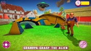 Scary Grandpa Alien Night Hunt screenshot 1