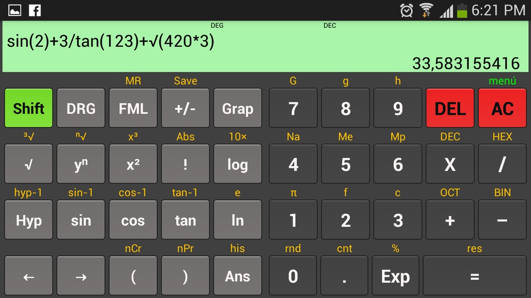 Kal Scientific calculator - Preview 6