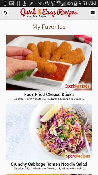 Quick Recipes - Preview 1