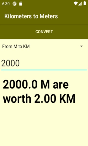 Kilometers to Meters converter - Preview 1