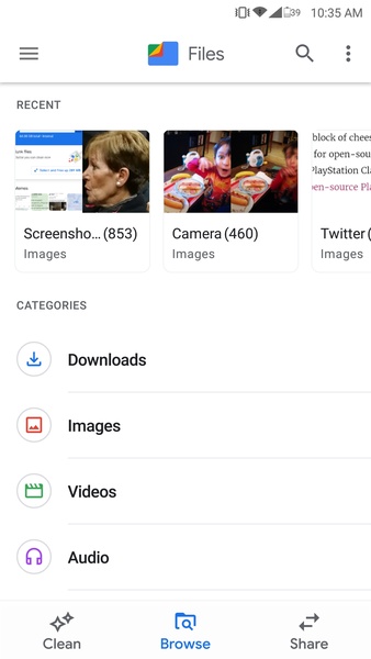 Files by Google - Preview 2
