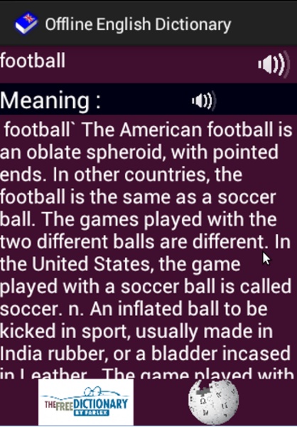 Offline English Dictionary - Preview 6