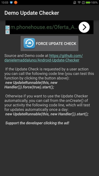 Android Update Checker - Preview 1