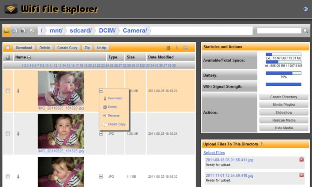 WiFi File Explorer - Preview 4