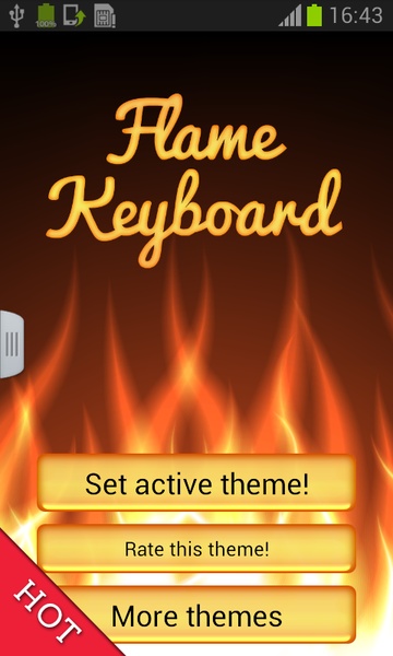 Fire Keyboard GO Theme - Preview 7