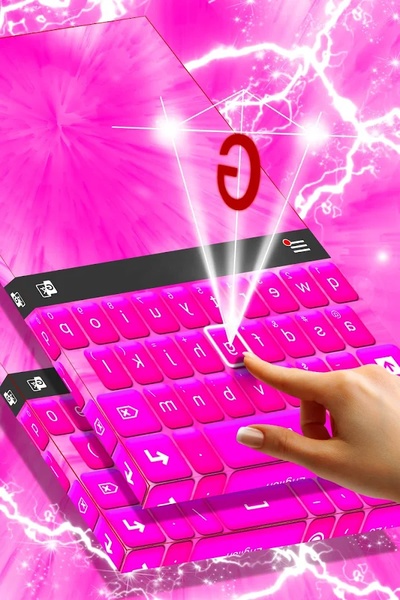 Keyboard Theme Hot Pink - Preview 4