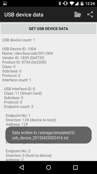 USB device data - Preview 2