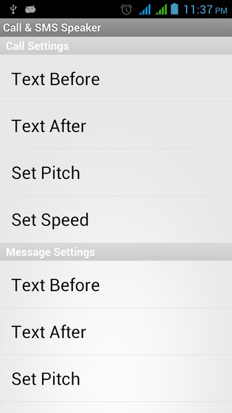 Call & SMS Speaker - Preview 3