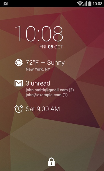 DashClock Widget - Preview 3