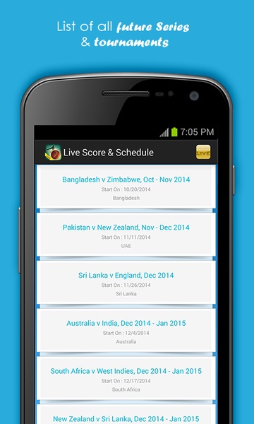 Live Cricket Score and Schedule - Preview 8