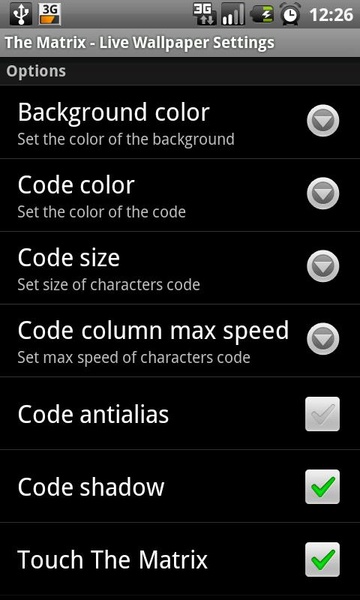 The Matrix - Live Wallpaper - Preview 1