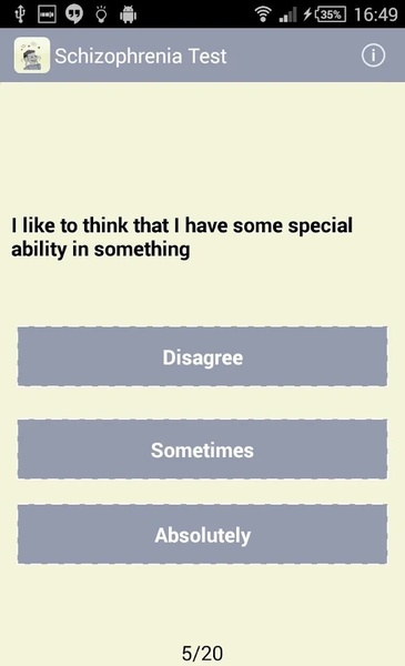 Schizophrenia Test - Preview 1