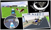 Farm Milk Delivery Truck Sim screenshot 1